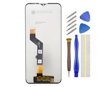 Double Sure Full LCD Display Touch Digitizer Screen Replacement for Motorola Moto G9 Play XT2083 Black 6.5"