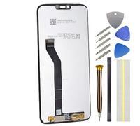 Double Sure LCD Screen for (154mm) Motorola Moto G7 Power XT1955 XT1955-4 Full Display Touch Digitizer Screen Replacement Black 6.2"