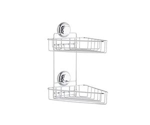 Double tablette d’angle à ventouses Bestlock