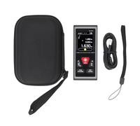 Double télémètre Rechargeable par USB Outil de Mesure Infrarouge de Haute précision Appareil de Mesure numérique pour la Construction Rénovation de la Maison ABS Alliage (SW-DR60)