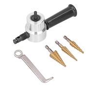 Double Tête Coupeur Aluminium Alliage, Mèche Étagée Acier Haute Vitesse, Perceuse 7mm - Découpe Rapide Précise, Double Lame, Usage Métal et Plastique