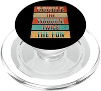 Double The Trouble Twice The Fun Matching Twin Frère ou Soeur Humour PopSockets PopGrip pour MagSafe