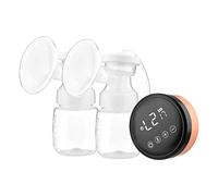 Double tire-lait électrique portable intelligent avec 3 modes, 9 niveaux d'aspiration, écran tactile, pour la maison et les voyages
