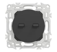 Double va-et-vient à levier 1 poste Schneider Electric Odace noir