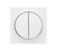 Double va-et-vient blanc 1 poste Fontini Neo Evo