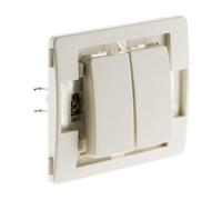 Zenitech Double va-et-vient Venus – bornes auto composable – Blanc