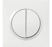 Legrand Double va-et-vient Dooxie 10A blanc complet