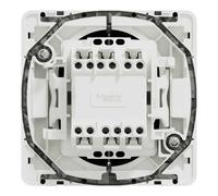 Double va et vient composable IP55 IK08 connexion auto gris Appareillage étanche sup IP55 Mureva Styl - MUR35019 - Schneider