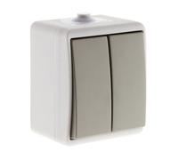 Double va et vient étanche IP54 - Zenitech