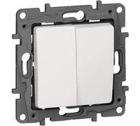 Double va-et-vient NILOÉ 250V 10AX - LEGRAND - 664702 Noir G