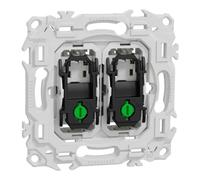 Double va-et-vient ou poussoir à levier - 10 AX - Sans enjoliveur - Odace - S980214 - Schneider