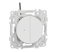 Double va-et-vient ou poussoir lumineux LED - 10 AX - Odace