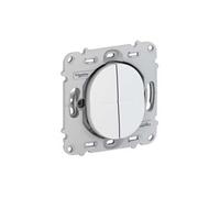 Schneider Electric S261214 Ovalis - double va et vient - 10AX - fix. par vis - sans plaque de finition