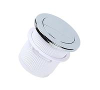 Double valve de vidange pneumatique bouton solide grand diamètre deux vannes de vidange pour salle de bain efficace réservoir de toilette installation kit de bouton de chasse d'eau