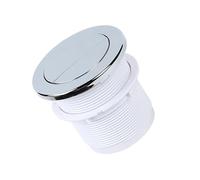 Double valve de vidange pneumatique bouton solide grand diamètre deux vannes de vidange pour salle de bain efficace réservoirs de toilettes installer des valves de réservoir de toilette de grand