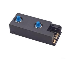 Double variateur rotatif 25-300 W, 220 V pour lampadaires | Deux modes 25-60 W et 60-300 W, technologie varistor sans scintillement, compact 94 x 35,5 mm, pour ampoules à incandescence
