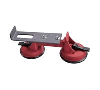 Double ventouse pour espaces de plancher en bois, capacité de 80 kg, levage en acier au carbone avec tampon en caoutchouc pour l'installation du verre et du carrelage
