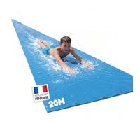 Double Ventriglisse Géant XXXXL Officiel 20 Mètres | Maxi Tapis de Glisse Qualité Premium | Slip'n Slide | Jeu Eau Plein Air | + Epais | + Rigide | + Rapide | 100% Fun | House Party | OriginalCup®