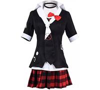 Double Villages Anime Danganronpa Junko Enoshima Cosplay Costumes Uniforme Polyester Costume (XXL)