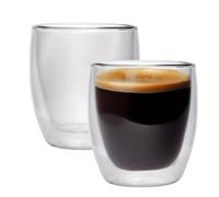 Double walled thermo glass set 200-300 ml tea glass coffee glass latte macchiato