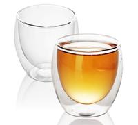 Double walled thermo glass set 200-300 ml tea glass coffee glass latte macchiato
