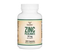 Double Wood Picolinate de zinc | 300 gélules | 50 mg par gélule | Picolinate de zinc | Comprimés de zinc