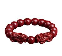 Double Xi Wang Zhu Sand Gold Fish Bracelet Faible Teneur Homme Femme Universel Zodiaque Chinois Charme Accessoire Bijoux