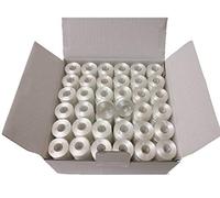 Doublelin Bobine Pré-enroulée, Taille A, Style A, Classe 15, 15J, SA156, Taille 11,5, Plastique Côté (75D/2 Blanc)