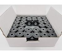 Doublelin Bobine Pré-enroulée, Taille L, Style L, SA155, Taille 9,4, Plastique Côté (40S/2 Noir)