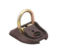 DoubleLock - Point d’ancrage - Verrouillage du quai - Bateaux - Verrouillage de sécurité - Fermeture robuste - Verrouillage en cinq secondes - Noir