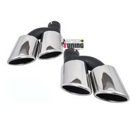 DOUBLES SORTIES DUPLEX INOX SILENCIEUX ECHAPPEMENT SPORT PACK S AUDI A3 A4 A5 ... (04866)