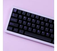 Doubleshot 114 Pcs 60% 65% 75% Purple Black Mechanical Keyboard for Cherry MX Mechanical Keyboard