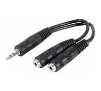 Doubleur adaptateur jack 3.5 mm stéréo câble 15...