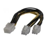 Doubleur d`'alimentation PCI Express 6 pins