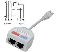 Doubleur de port RJ-45 UTP: 2 x 10/100 Base-T