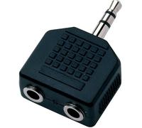 Doubleur jack stéréo - TNB - 3.5mm Mâle vers 2 x 3.5mm Femelle - Noir - Audio - Casques