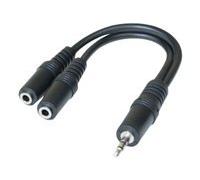 Doubleur stéréo Jack 3.5 mm - 0,15 m