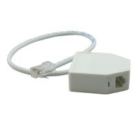 Doubleur téléphonique RJ45 - câblage 1-2-3-6--1-2-3-6 / 4-5-7-8--1-2-3-6