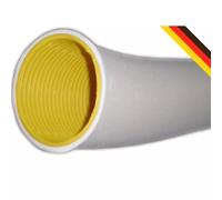Doubleyou Geovlies & Baustoffe | Drainage | Kit de tuyau de drainage avec tuyau filtrant | DN65 perforé | 5 m | Tuyau de drainage flexible en PVC-U | DIN 1187 | Drainage efficace pour cave, jardin et