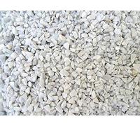 Doubleyou Geovlies & Baustoffe Pierres décoratives blanches de 6 à 14 mm (marbre) (blanc, 5 kg) 3,99/kg.