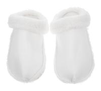 Doublure Amovible pour Chaussures Taille 44-45 270mm Peluche Blanche | Modèle Épaissi, Doux et Résistant à L’usure, pour Intérieur D’hiver, Lot D’une Paire