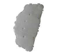 Doublure Capot Tapis D'isolation Thermique Insonorisant En Coton Pour Capot Moteur Avant Voiture Compatible Avec Pour E60 E61 Pour 525i 2005-2011(Silver)