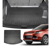 Doublure Cargo de qualité supérieure pour Ford Escape 2013 à 2019 - Protection 100% - Tapis de Coffre de Voiture sur Mesure - Tapis de Coffre Toutes Saisons Noir - Doublure de Coffre en Forme 3D