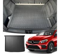 Doublure Cargo de qualité supérieure pour Mercedes-Benz GLE 2016-2019 - Protection 100% - Tapis de Coffre de Voiture sur Mesure - Tapis de Coffre Toutes Saisons Noir - Doublure de Coffre en Forme 3D