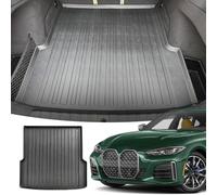 Doublure Cargo Haut de Gamme pour BMW i4 2022 à 2024 - Protection 100% - Tapis de Coffre de Voiture sur Mesure - Tapis de Coffre Toutes Saisons - Doublure de Coffre de Forme 3D mesurée au Laser pour