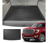Doublure Cargo Haut de Gamme pour GMC Yukon XL Denali 2021 à 2023 - Protection 100% - Tapis de Coffre de Voiture sur Mesure - Tapis de Coffre Toutes Saisons - Doublure de Coffre de Forme 3D mesurée