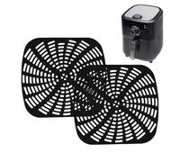 Doublure carrée en silicone pour friteuse à air chaud, inserts réutilisables pour friteuse à air chaud, tapis en silicone comme papier parchemin de rechange pour Ninja Ag301 | Accessoires polyvalents