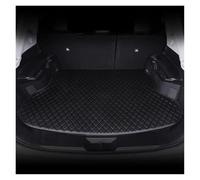 Doublure Coffre Protection pour Ford pour C-Max 5 Places 2003-2017 Tapis De Coffre De Voiture Personnalisés en Cuir PU Tapis De Rangement De Coffre Tapis Coffre Voiture(Noir)