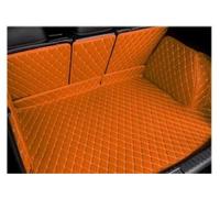 Doublure Coffre Protection Tapis De Coffre Arrière en Cuir pour Toyota pour Highlander pour Kluger XU40 2008-2013(Brun)