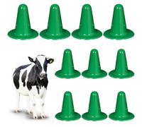Doublure de bouchons de gonflage traite 10 pièces fournitures traite vache en plastique 2.3x2.4 adaptées au trayeur chèvre v